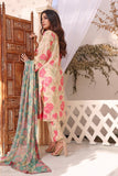 Feathers Unstitched Digital Printed Premium Lawn 3Pc Suit ELA-FT189