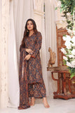 Feathers Unstitched Digital Printed Premium Lawn 3Pc Suit FARYAL-FT190