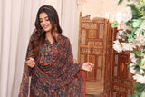 Feathers Unstitched Digital Printed Premium Lawn 3Pc Suit FARYAL-FT190