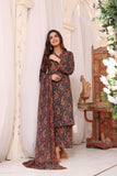 Feathers Unstitched Digital Printed Premium Lawn 3Pc Suit FARYAL-FT190