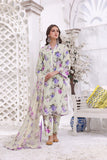 Feathers Unstitched Digital Printed Premium Lawn 3Pc Suit CYEDA-FT201