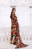 Feathers Unstitched Digital Printed Premium Lawn 3Pc Suit BEHLOL-FT204