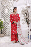 Feathers Unstitched Digital Printed Premium Lawn 3Pc Suit KASTOOR-FT205