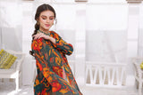 Feathers Unstitched Digital Printed Premium Lawn 3Pc Suit IRSA-FT207