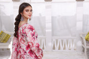 Feathers Unstitched Digital Printed Premium Lawn 3Pc Suit HEER-FT208