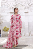 Feathers Unstitched Digital Printed Premium Lawn 3Pc Suit HEER-FT208