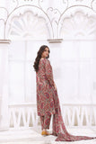 Feathers Unstitched Digital Printed Premium Lawn 3Pc Suit FIDAN-FT209
