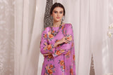 Feathers Unstitched Digital Printed Premium Lawn 3Pc Suit LILAC HINT-FT214