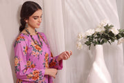 Feathers Unstitched Digital Printed Premium Lawn 3Pc Suit LILAC HINT-FT214