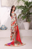 Feathers Unstitched Digital Printed Premium Lawn 3Pc Suit VIBRANT FLICK-FT223