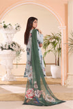 Feathers Unstitched Digital Printed Premium Lawn 3Pc Suit SANDY-FT227