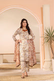 Feathers Unstitched Digital Printed Premium Lawn 3Pc Suit DUSKY-FT238