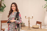 Feathers Unstitched Digital Printed Premium Lawn 3Pc Suit Farasha-FT257