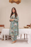 Feathers Unstitched Digital Printed Premium Lawn 3Pc Suit French Summer-FT259