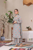 Feathers Unstitched Digital Printed Premium Lawn 3Pc Suit ROSELLE-FT265