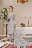 Feathers Unstitched Digital Printed Premium Lawn 3Pc Suit ROSELLE-FT265