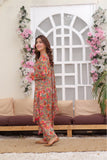 Feathers Unstitched Digital Printed Premium Lawn 3Pc Suit Rosey Dust-FT266