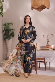 Feathers Unstitched Digital Printed Premium Lawn 3Pc Suit MEIN-FT279