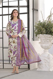 Feathers Unstitched Digital Printed Premium Lawn 3Pc Suit BOBBIE-FT350