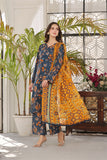 Feathers Unstitched Digital Printed Premium Lawn 3Pc Suit STASEY-FT353
