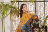 Feathers Unstitched Digital Printed Premium Lawn 3Pc Suit STASEY-FT353