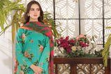 Feathers Unstitched Digital Printed Premium Lawn 3Pc Suit SHUE-FT354