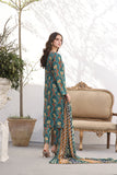Feathers Unstitched Digital Printed Premium Lawn 3Pc Suit GENIE-FT355