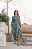 Feathers Unstitched Digital Printed Premium Lawn 3Pc Suit GENIE-FT355