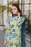 Feathers Unstitched Digital Printed Premium Lawn 3Pc Suit GILLY-FT357
