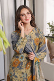 Feathers Unstitched Digital Printed Premium Lawn 3Pc Suit CATELYN-FT362