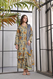 Feathers Unstitched Digital Printed Premium Lawn 3Pc Suit CATELYN-FT362