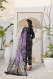 Feathers Unstitched Digital Printed Premium Lawn 3Pc Suit LAVENDER-FT364