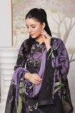 Feathers Unstitched Digital Printed Premium Lawn 3Pc Suit LAVENDER-FT364