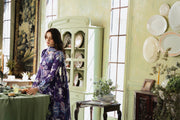 Feathers Chic Bella Unstitched Printed Lawn 3Pc Suit Mulberry-FT393