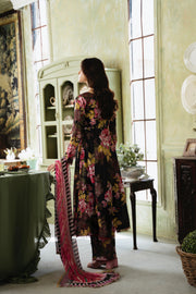 Feathers Chic Bella Unstitched Printed Lawn 3Pc Suit Lyra-FT396
