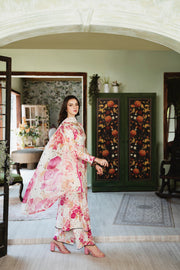 Feathers Chic Bella Unstitched Printed Lawn 3Pc Suit Christa-FT400