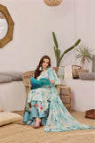 Feathers Sunset Soiree Unstitched Printed Lawn 3Pc Suit GARCIA-FT405