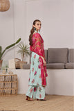 Feathers Sunset Soiree Unstitched Printed Lawn 3Pc Suit TRICIA-FT406