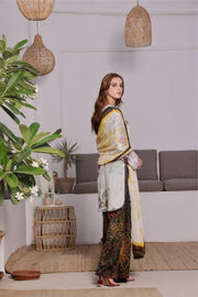 Feathers Sunset Soiree Unstitched Printed Lawn 3Pc Suit FROLIC-FT407