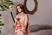Feathers Sunset Soiree Unstitched Printed Lawn 3Pc Suit PARADISE-FT410