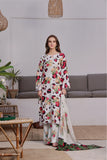 Feathers Sunset Soiree Unstitched Printed Lawn 3Pc Suit ASTER-FT414