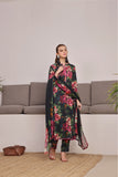 Feathers Sunset Soiree Unstitched Printed Lawn 3Pc Suit FLORES-FT415