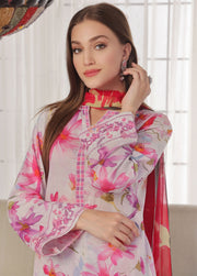 Feathers Midnight Murmurs Unstitched Lawn 3Pc Suit PRISMA-FT476