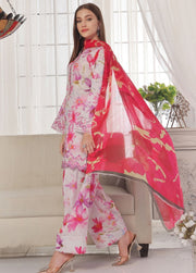 Feathers Midnight Murmurs Unstitched Lawn 3Pc Suit PRISMA-FT476