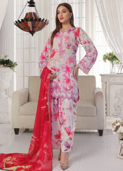 Feathers Midnight Murmurs Unstitched Lawn 3Pc Suit PRISMA-FT476