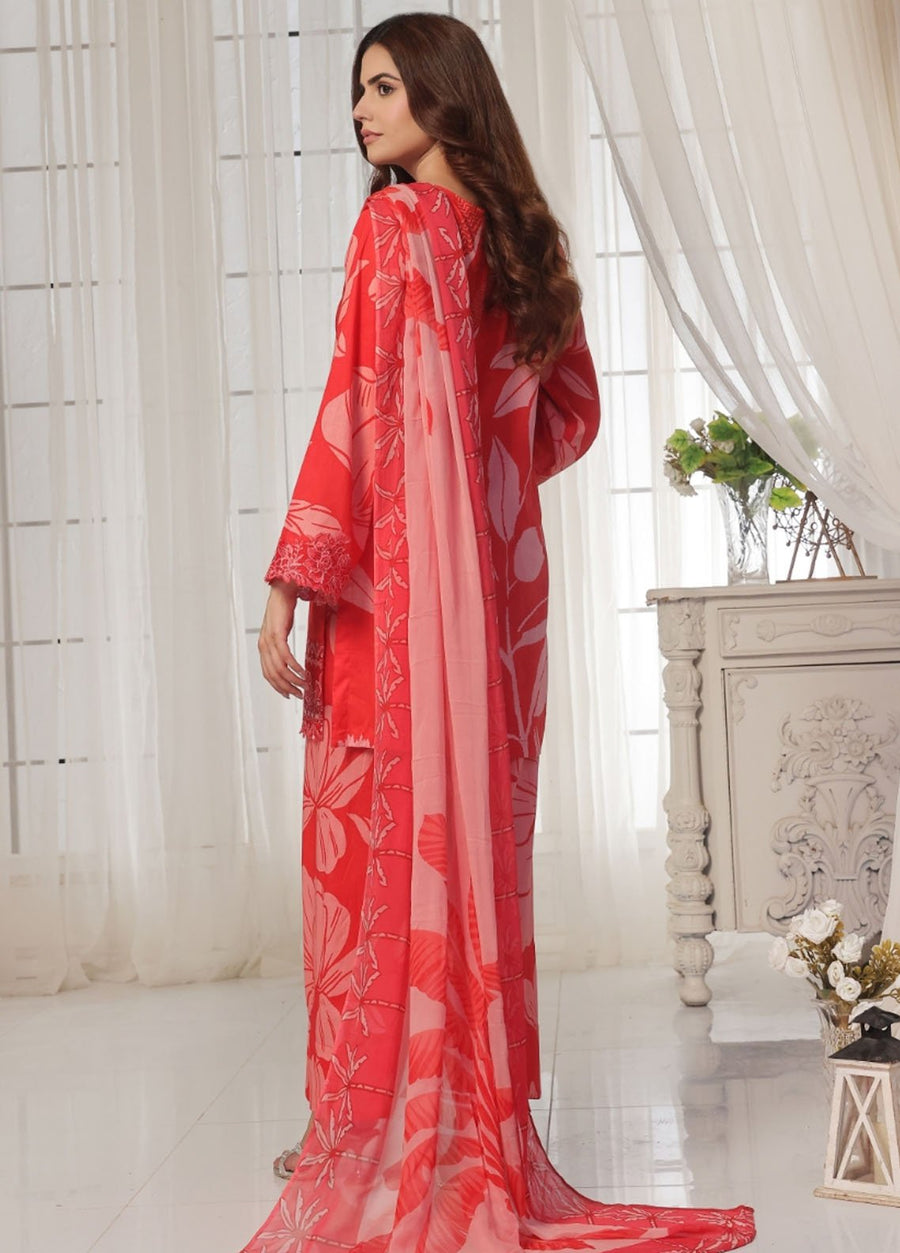 Feathers Midnight Murmurs Unstitched Lawn 3Pc Suit ZAFINA-FT484