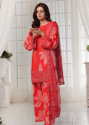 Feathers Midnight Murmurs Unstitched Lawn 3Pc Suit ZAFINA-FT484