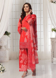 Feathers Midnight Murmurs Unstitched Lawn 3Pc Suit ZAFINA-FT484