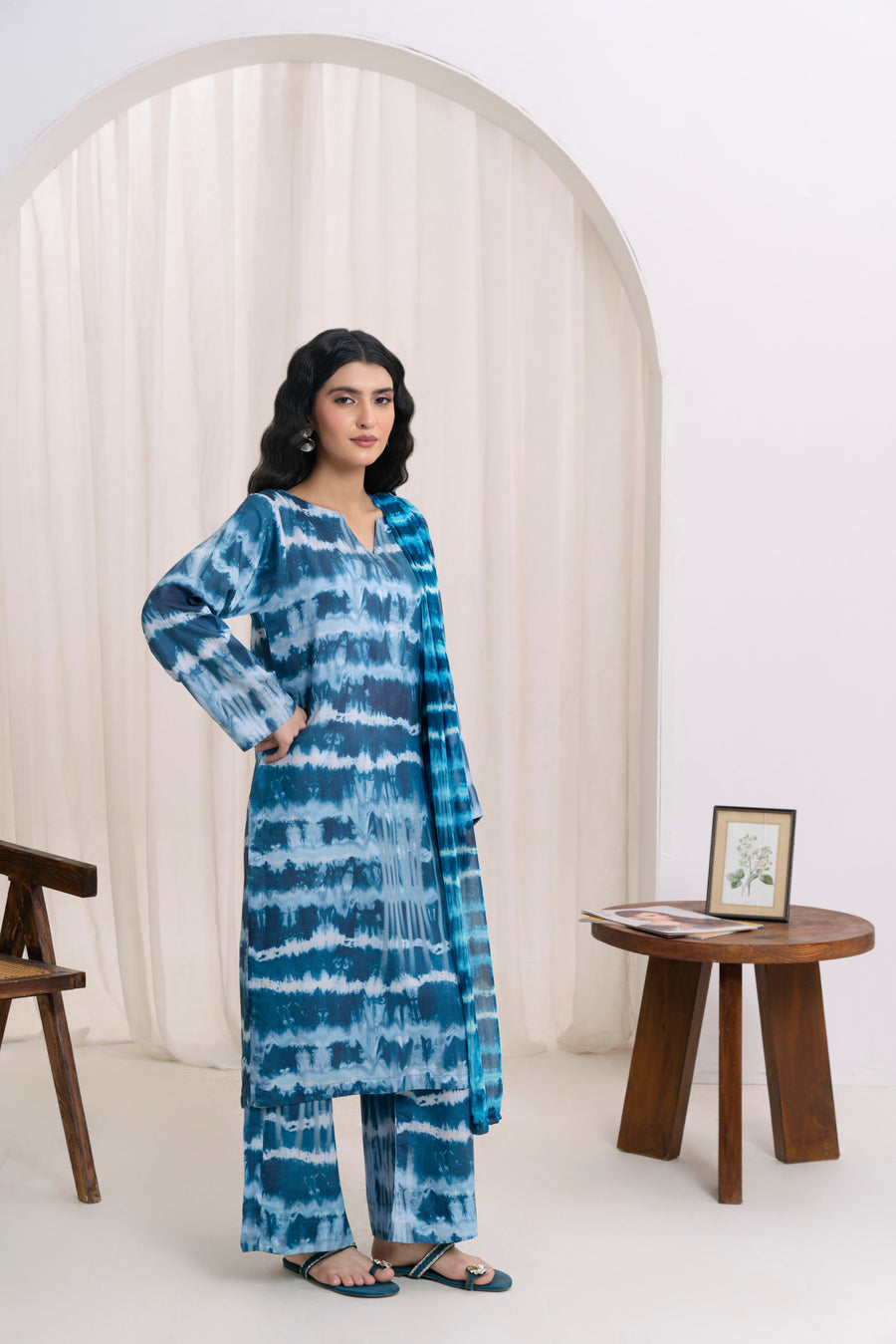 Feathers Frosty Fables Printed Viscose Unstitched 3Pc Suit EIRVEX-FT562