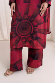 Feathers Frosty Fables Printed Viscose Unstitched 3Pc Suit CROVEN-FT563